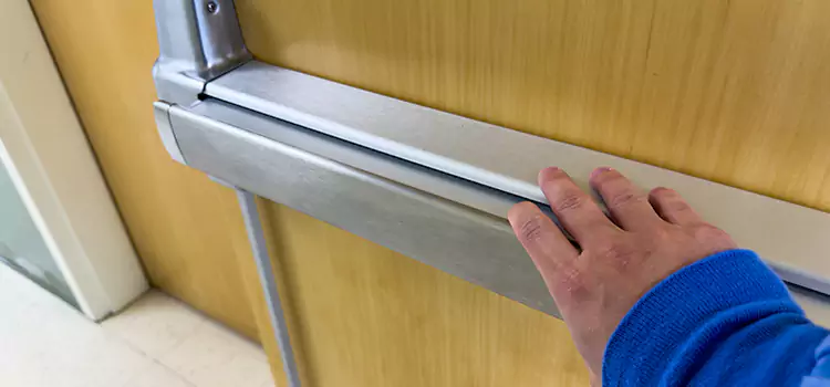 Installing a Push Bar on a Door Minnetonka